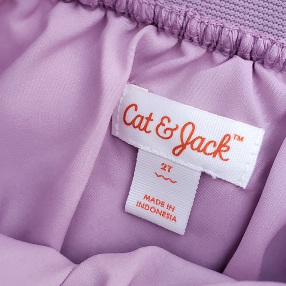 Purple Dog Print Top and Skirt Set Size 2T - Picture 6 of 7